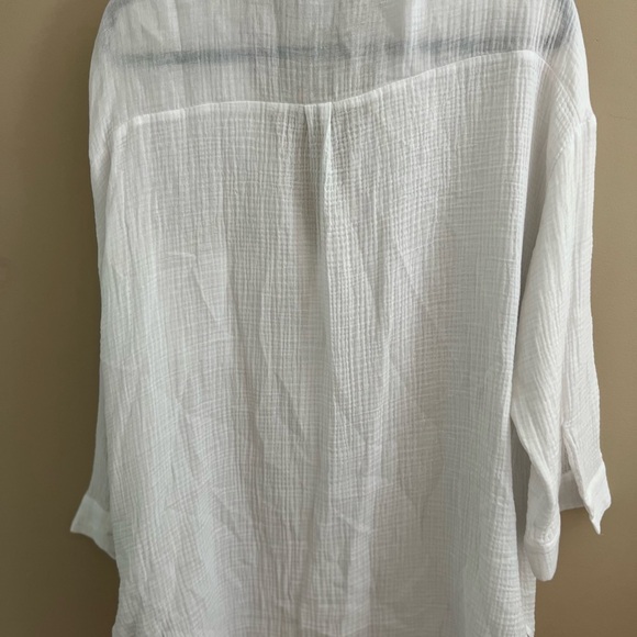 Kona Sol | Button Up Bathing Suit Cover - Picture 6 of 6